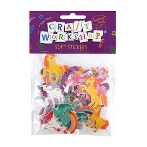Stickers: Soft Stickers - Unicorns 22pc