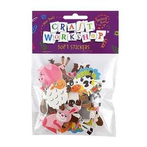 Stickers: Soft Stickers - Farm Animals 22pc