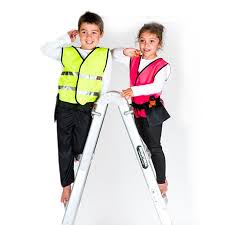 Role Play Dressups: Construction Worker Pink Only - Gollygo