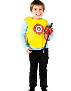 Role Play Dressups: Firefighter Vest - Gollygo MEDIUM