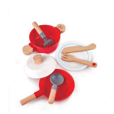Kitchenware Tableware: Play Essentials Chef's Cooking Set - Hape