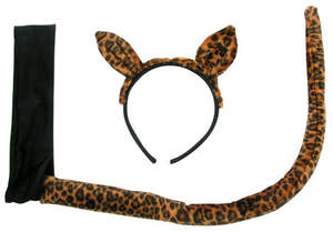 Leopard Headgear and Tail - Gollygo