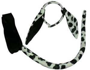 Animal Dressups: Dalmation Headgear and Tail - Gollygo