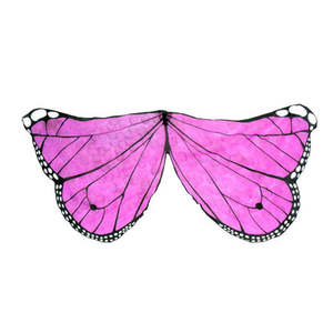 Animal Dressups: Butterfly wings print Pink - Gollygo
