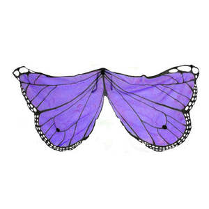 Butterfly wings print Purple - Gollygo