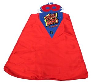 Fantasy Dressups: Cape and Mask Superhero - Red