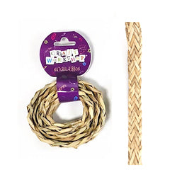 Friezes Borders: Natural Woven Ribbon 3cm x 1m - Craft Workshop