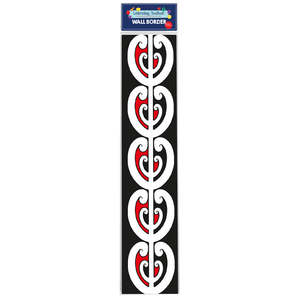 Friezes Borders: Maori border 7 sheets Black - Learning Toolbox