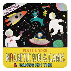 Travel: Space 4 in 1 Magnetic Games - Floss & Rock