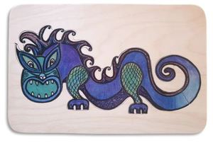 Puzzles Maori: Taniwha Tangaroa 9pc puzzle - Kiwi Made Toys