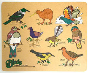 Birds of New Zealand 9pc Puzzle