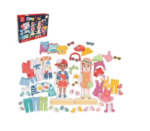 Play Extensions Manipulative Materials: Magnetic Dress up - Hape