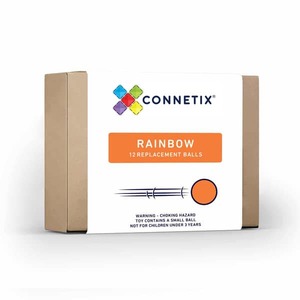 Play Extensions Manipulative Materials: Rainbow Ball Pack 12 pc - Connetix