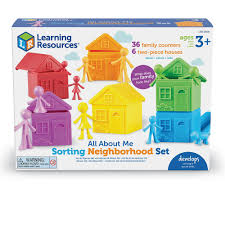 Sorting Matching Materials: All About Me Sorting Neighbourhood - Learning Resources