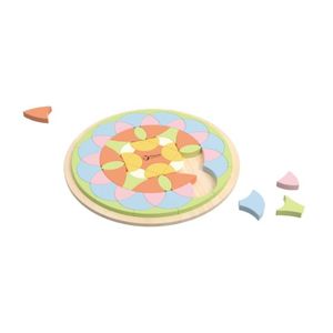 Flower Pattern Blocks Wooden - Classic World