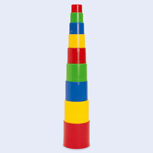 Stacking Play Cups cols-shps-sieve Dantoy
