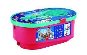 Eye Tracking: Stack Track Bucket Quadrilla Set- Hape