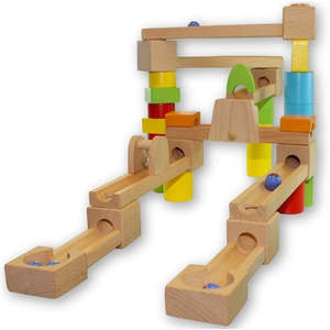 Marble Run Wooden 40pc - Discoveroo