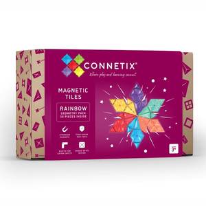 Magnetic: Rainbow Geometry Pack 30 pc - Connetix
