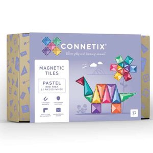 Magnetic: Pastel Mini Pack 32 pc - Connetix