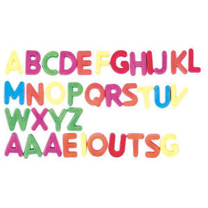 Magnetic Numbers Letters: Upper Case Letters - plastic 36