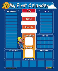 My First Calendar - Magnetic Chart