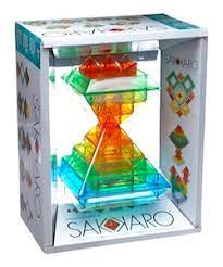 Display Storage Units Manipulative Materials: Sakkaro Stacking Construction 15pc - Popular Playthings