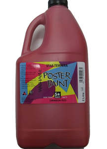 Tempera Liquid Paints: Tempera paint crimson 2lt