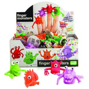 Fun Finger Monsters Puppets 4pc