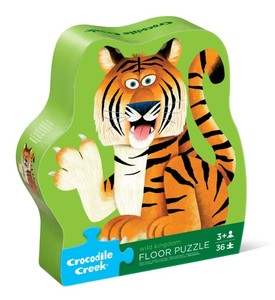 Picture Puzzles: Wild Kingdom Shaped Box Puzzle 36pc - Crocodile Creek