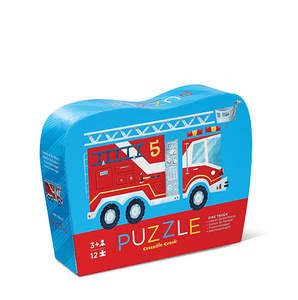 Up To 29 Pieces: Fire Truck 12pc Puzzle - Crocodile Creek