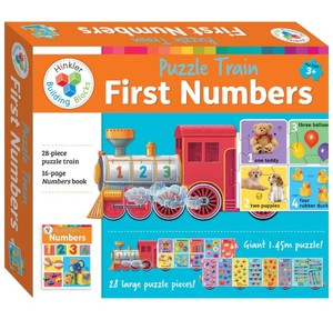 Alphabet Numbers: Number Train Floor Puzzle 28pc - Hinkler
