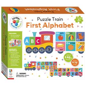 Alphabet Train Floor Puzzle 28pc - Hinkler