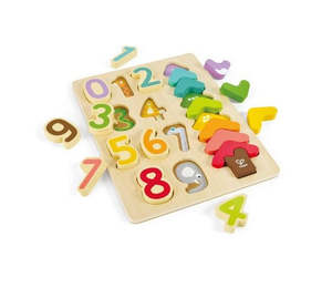 Alphabet Numbers: Colours & Numbers Puzzle - Hape