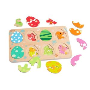 Young Children: Dinosaur Egg Colour Puzzle 24pc - Classic World