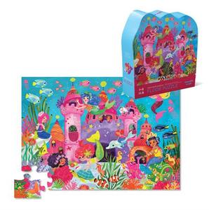 Floor Co Operative: Mermaid Palace Shaped Box Puzzle 36pc - Crocodile Creek