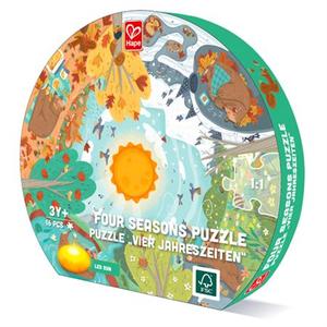 Blocks Accessories: Four Seasons 16pc Puzzle - Hape
