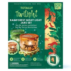 Collage: Totally Twilight Rainforest Jars - Box CanDIY