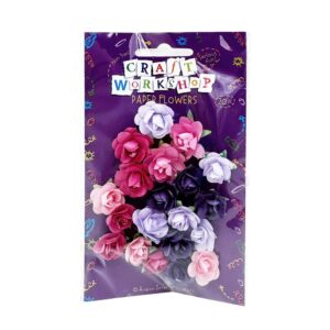 Collage: Paper Flowers 2cm 20pc