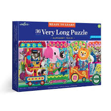 Puzzles: Alphabet Train Floor Puzzle 36pc - eeBoo