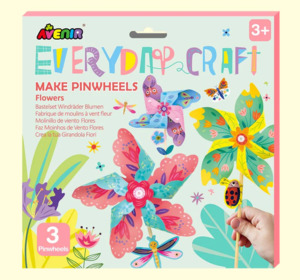 Collage: Everyday Craft - Make Pinwheel Flowers - Avenir