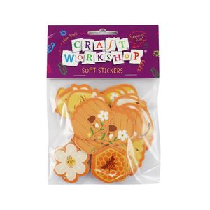 Collage: Soft Stickers - Honey Bees 27pc