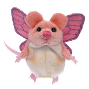 Pink Butterfly Mouse Finger Puppet - The Puppet Company