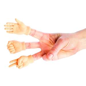 Fun Finger Puppets 3pc - Paper, Scissors, Rock