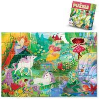 Puzzles: Magical Friends Foil Puzzle 60pc - Crocodile Creek