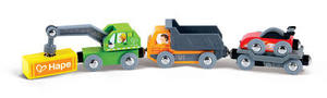 Blocks Accessories: Colourful Vehicles Fleet Construction- Play Essentials
