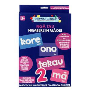 Magnetic Māori Numbers in Box- Learning Toolbox