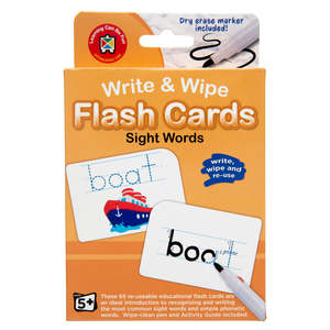 Write & Wipe Flashcards Sight Words -LCBF