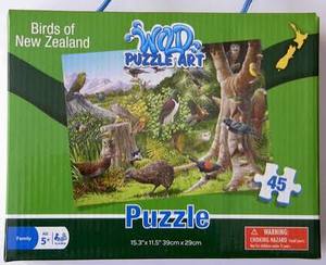 NZ Birds 45pc Boxed Puzzle - Southern Skies