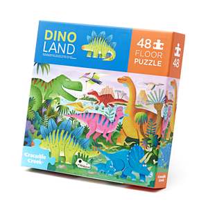Dino Land Floor Puzzle 48pc - Crocodile Creek
